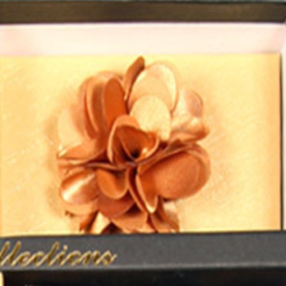 6 Piece Black Copper Necktie & Bow Tie Set